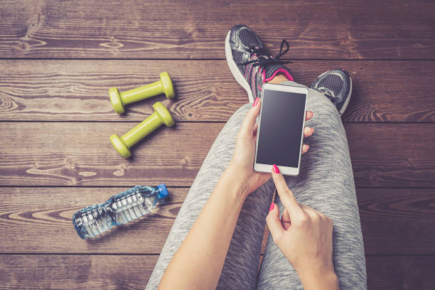 istock Female fitness exercise. 818843896
