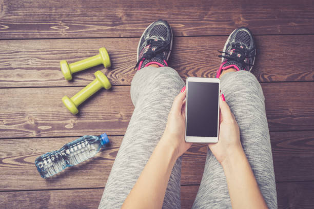 istock Female fitness exercise. 818851092