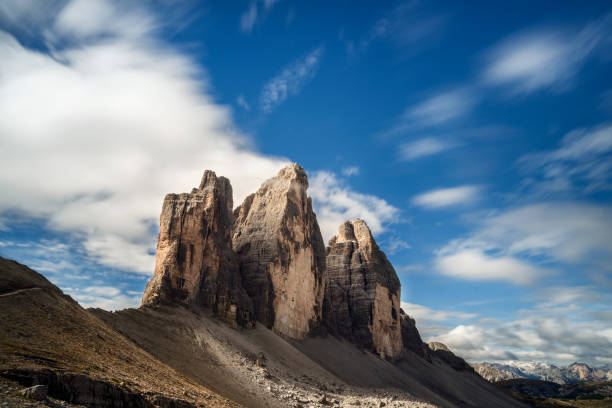 istock Three Mountain Peaks in Dolomities, Italy 818876110