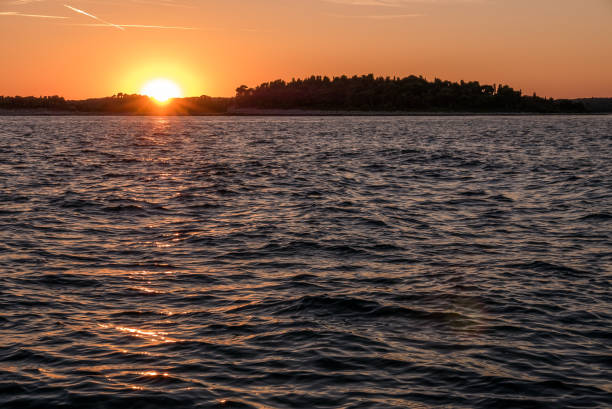 istock Sunset in Croatia on the sea 818882050