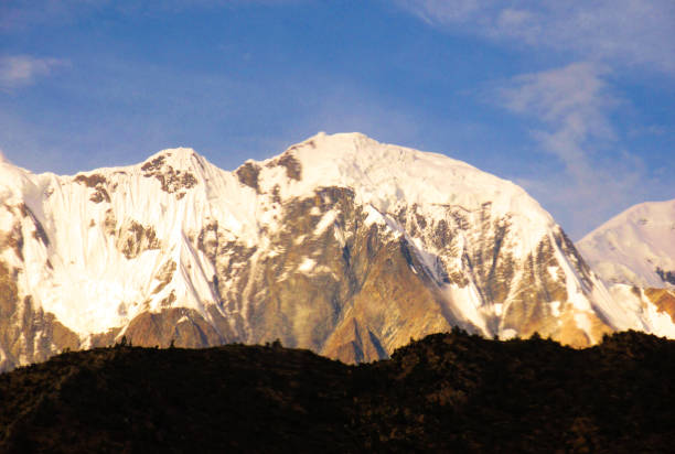 istock treking around Annapurna circuit 818882714