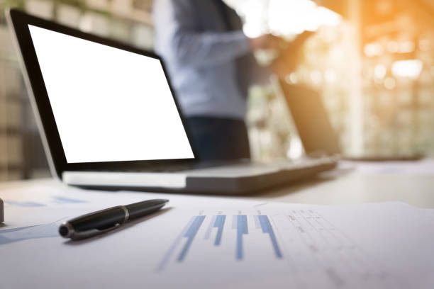 istock business concept, Image of young businessman using teblet at working in modern office, blurred background. 818892206