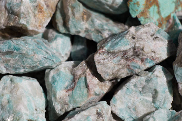 istock Set of natural mineral gemstones 818913544