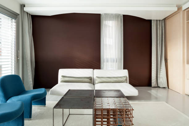 istock Luxury apartment, comfortable living room 818948608
