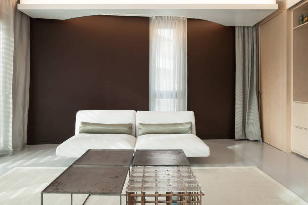 istock Luxury apartment, comfortable living room 819020874