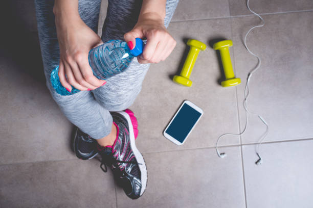 istock Female fitness exercise concept 819043582
