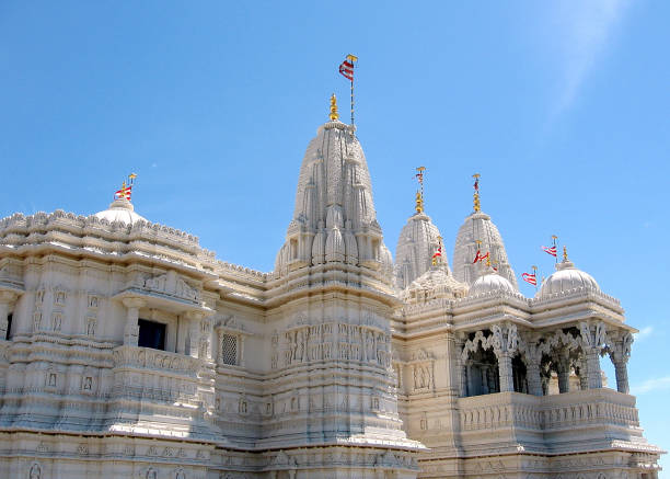 istock Toronto Mandir Flags on the towers 2008 819152012