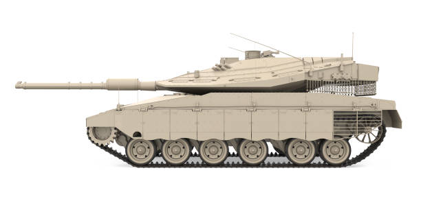 istock Military Tank Isolated 819262466