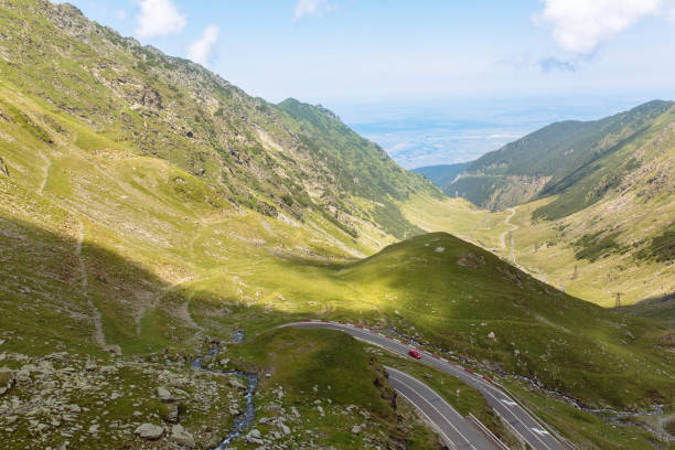istock The Transfagarasian route, the Carpathian mountains, and Romania 819296652