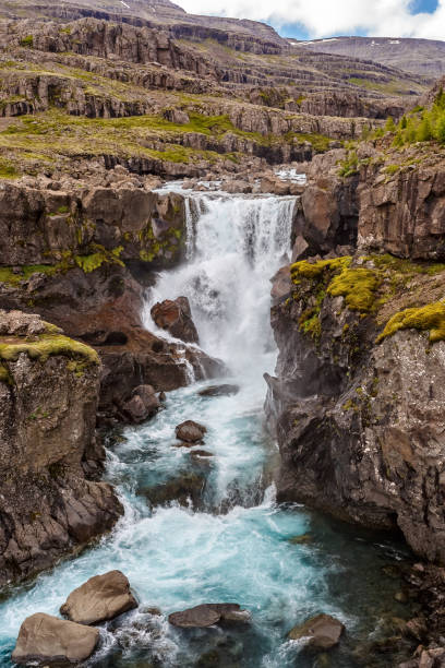 istock Sveinstekksfoss waterfall in Iceland 819331620