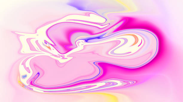 istock Colorful psychedelic liquefied background 819340962