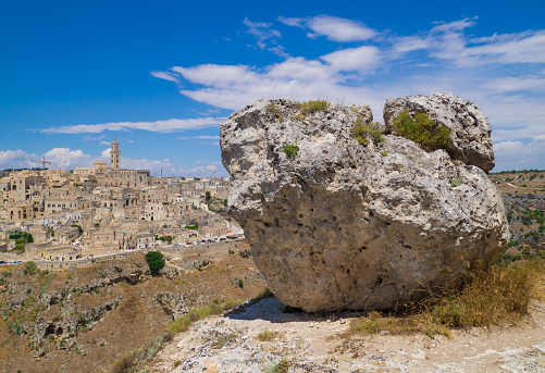 The historic center of the wonderful stone city of southern Italy, a tourist attraction for the famous \