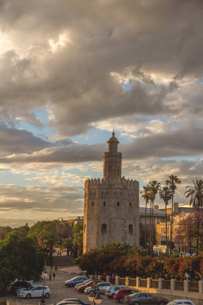 istock Torre del Oro (Tower of Gold) on the sunset, Sevilla, Spain. 819368234