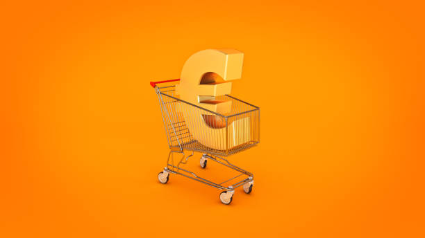 istock euro money trolley concept. 3d rendering 819378888