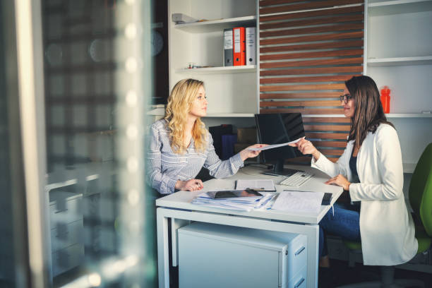 istock Business meeting one on one 819402554