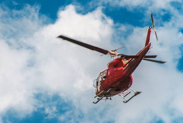 istock Helicopter Logging in the Air 819402816