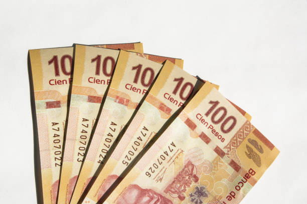 100 peso Mexican bills,