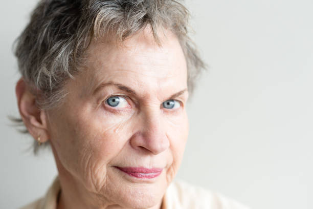 istock Older woman closeup 819438216