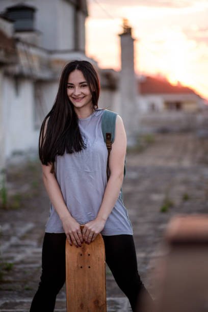 istock Skater Girl 819438318