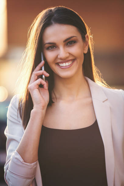 istock Businesswoman on the go 819462184