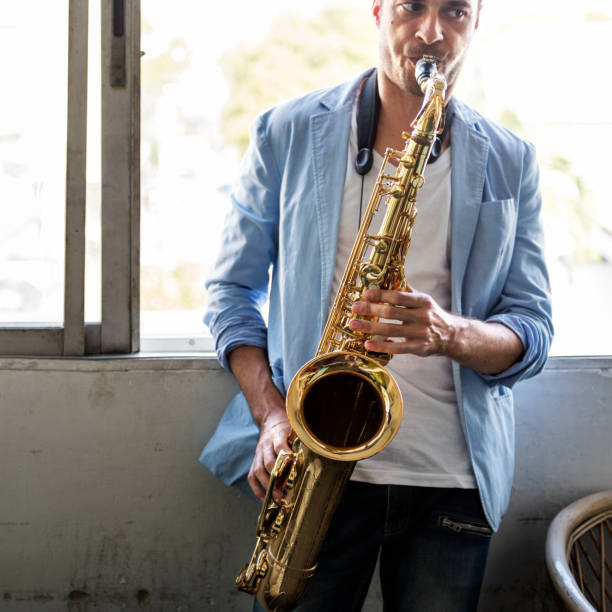 istock Saxophone Symphony Musician Jazz Instrument Concept 819474012