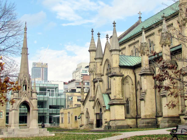 istock Toronto St James Cathedral cross and building 2015 819474064