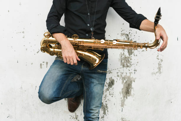 istock Saxophone Symphony Musician Jazz Instrument Concept 819474070