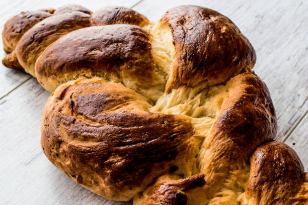 istock Sweet Braided Bread / Paskalya Coregi or Challah Bread for Shabbat. 819477088