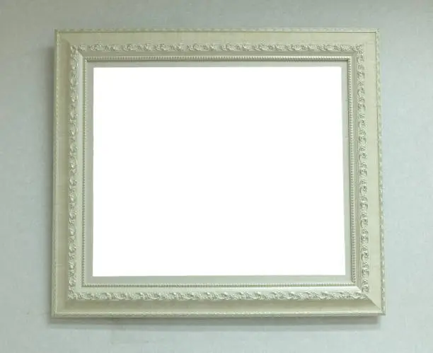 Picture frame isolate on white background