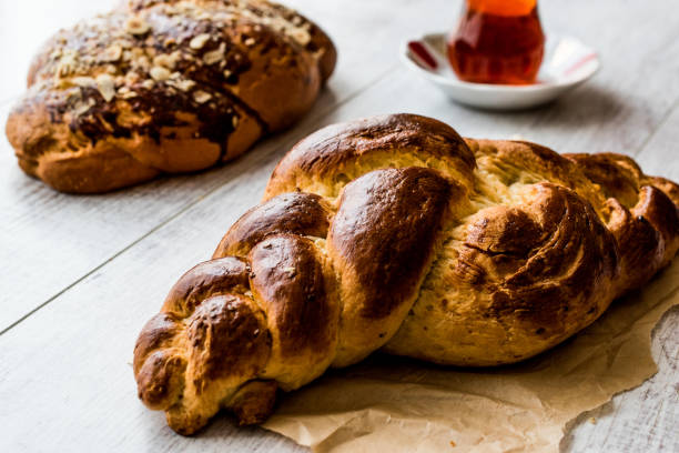 istock Sweet Braided Bread / Paskalya Coregi or Challah Bread for Shabbat. 819479392