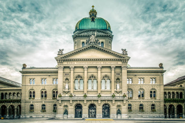 Federal Palace, Bern, Switzerland The Swiss Capital Building in Bern bonn photos stock pictures, royalty-free photos & images