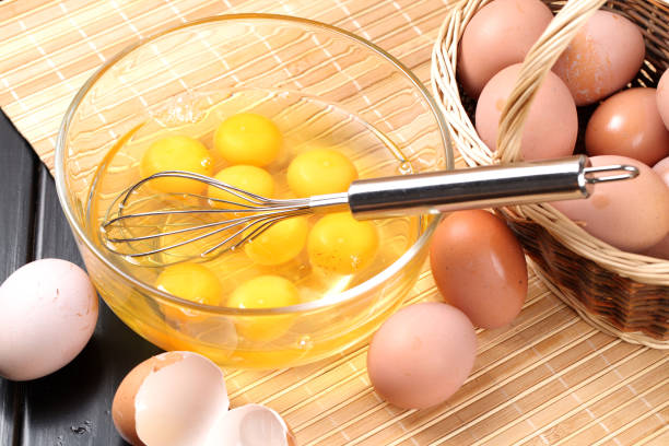 istock Whisk for whipping and eggs in bowl 819484372