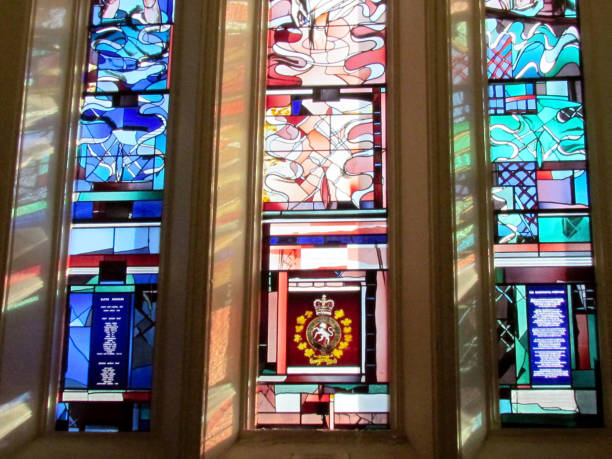 istock Toronto stained glass in St James Cathedral 2015 819487636