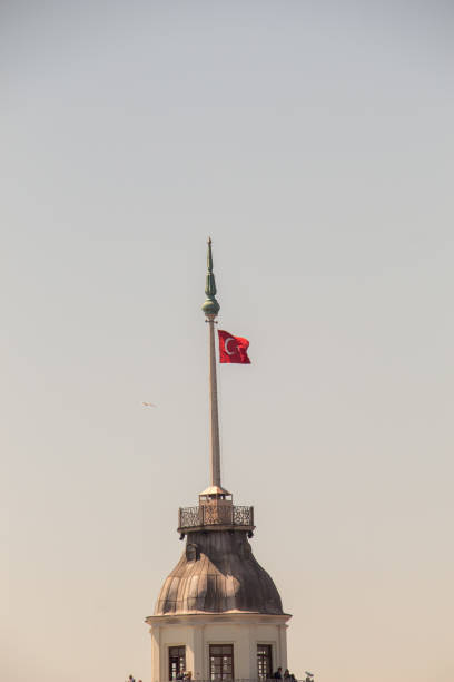 istock Maidens Tower located in Istanbul 819518928