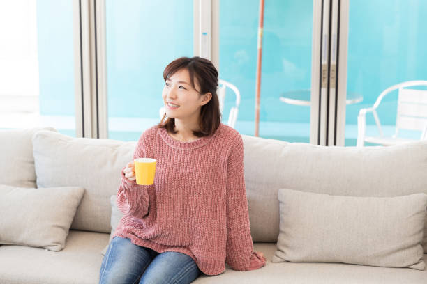 istock woman who drink coffee 819534892