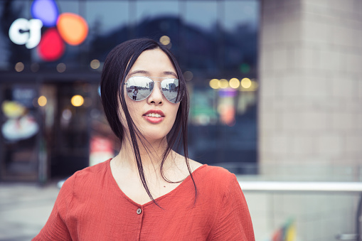 woman on sunglasses