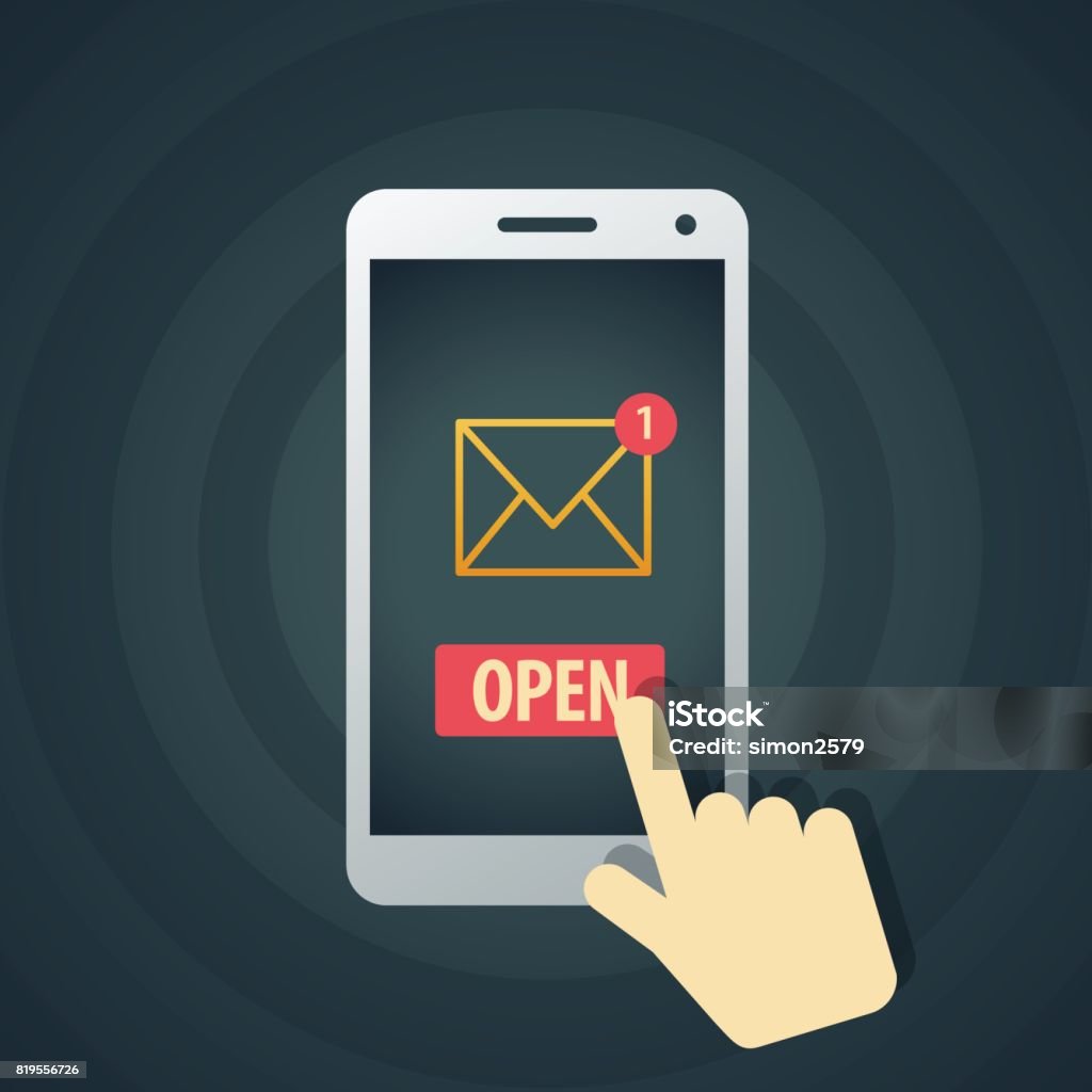 how to open new email on phone