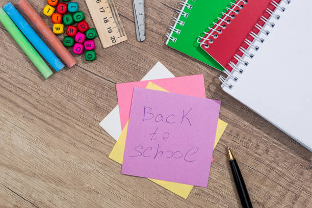 istock text back to school with school supplies on desk 819559574