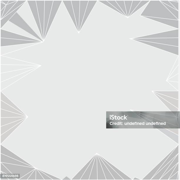 Polygon Vector Frame Vector Polygon Frame Stock Illustration - Download Image Now - Abstract ...