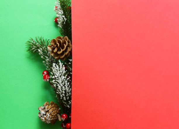 istock Christmas tree with Christmas decorations on a multicolored background 819562644