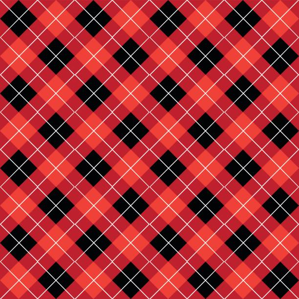 Argyle Seamless Texture Pattern Argyle seamless traditional texture pattern design. chunky sweater stock illustrations