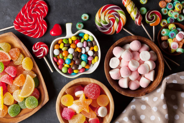 istock Colorful candies, jelly and marmalade 819579132