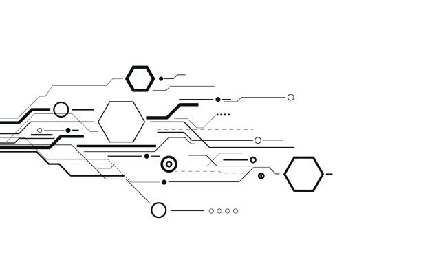 4,600+ Computer Connection Lines Stock Illustrations, Royalty-Free ...