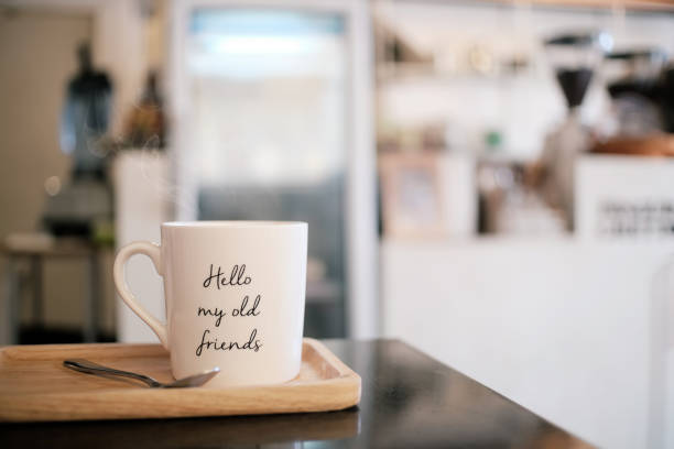 istock cup of coffee americano, coffee morning concept. 819588182