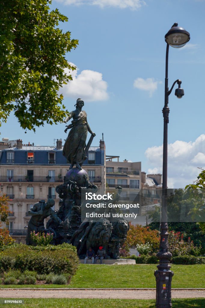 Triomphe de la République à Paris - Photo de 11ème Arrondissement de Paris libre de droits