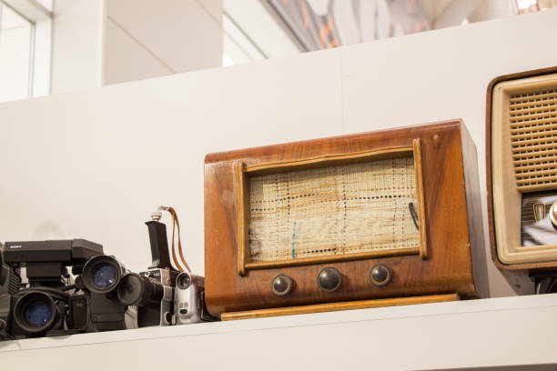 istock Retro styled image of  old radio 819640124