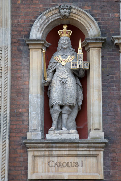 istock Charles I Statue, Worcester Guildhall, England 819641064