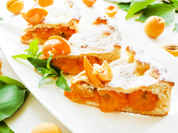 istock Sweet apricot pie 819644298