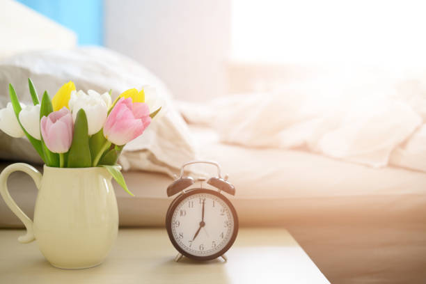 Morning in the bedroom