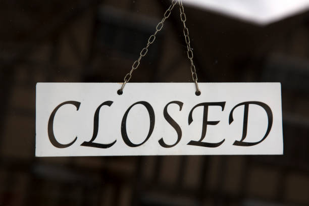 istock Closeup of Closed Sign 819658786